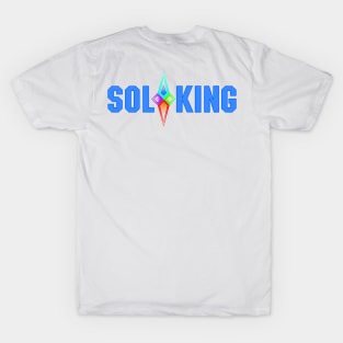 SOL KING LOGO - BLUE TEXT T-Shirt